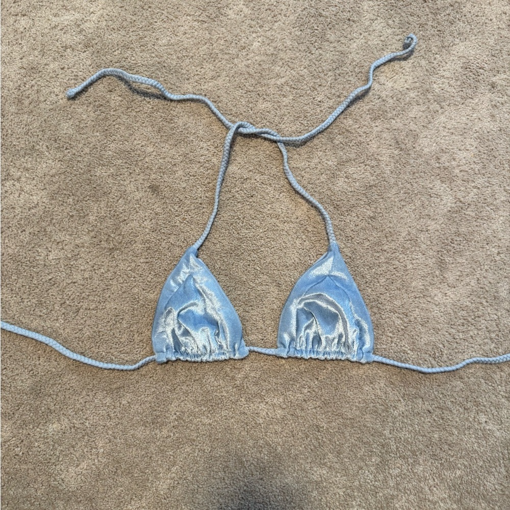 Frankie’s bikinis velvet bikini top